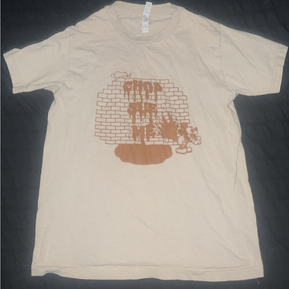 Cream Graphic T-Shirt